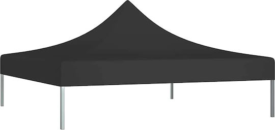 Klikareto Party Ανταλλακτικό Ύφασμα Ομπρέλας Μαύρο 3x3m