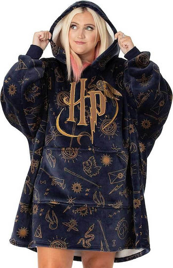 Harry Potter Vuddie Κουβέρτα με Μανίκια 80x93εκ. Μπλε Harry Potter Vuddie Κουβέρτα με Μανίκια 80x93εκ. Μπλε