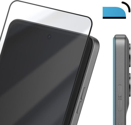 Mayaxess Displayschutzfolie Moto G17 G17 Power In Abgeschrägtem Gehärtetem Glas 9h Transparent