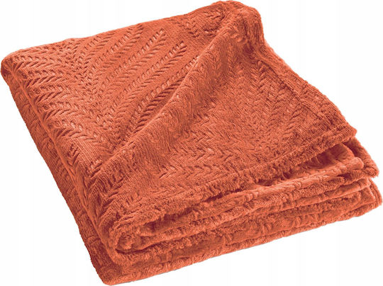 Douceur d'Intérieur Καναπέ 125x150εκ. Πορτοκαλί Douceur d'Intérieur Καναπέ 125x150εκ. Πορτοκαλί