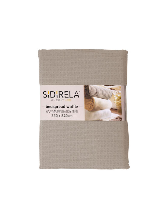 Sidirela Pique Blanket Double 220x240cm Taupe