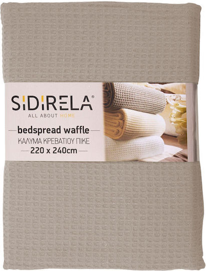 Sidirela Υπέρδιπλη 220x240εκ. Taupe
