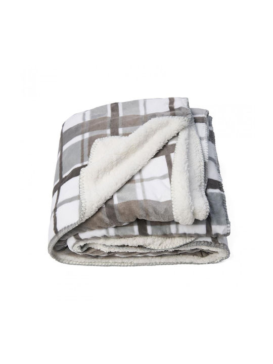 Heinner Pătură Fleece Single 160x200 cm Gri