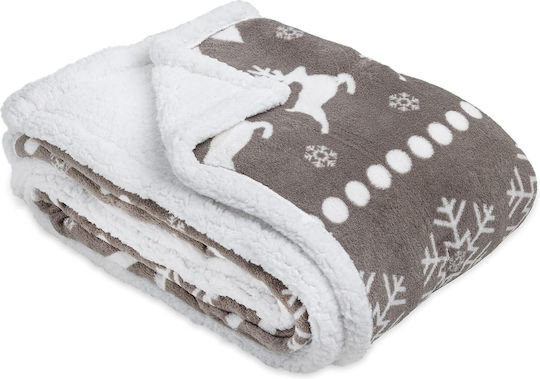 Jemidi24 Pătură Sherpa Simplă 150x200 cm Multicoloră