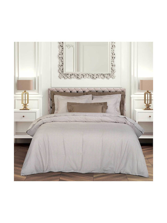 Greenwich Polo Club 2389 Oxford Pillowcase Set Taupe 50x70cm