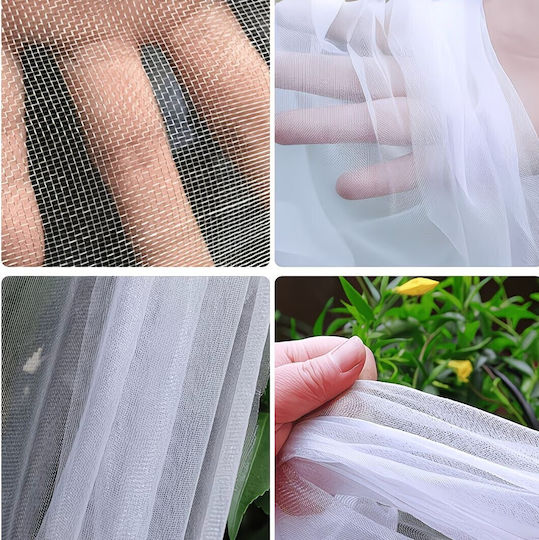 Plasă De Protecție Pentru Grădină Împotriva Insectelor Păsărilor Zola 3 X 6 M Hdpe 80 Plasă Albă