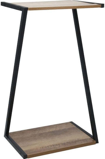 2-Etagen Pflanzenständer Tisch 29x20x50cm Holzplatte