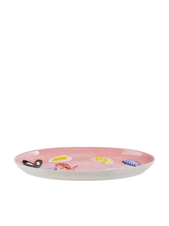 Butlers Coral Coast Serving Platter Oval Ceramic Pink 31x16cm