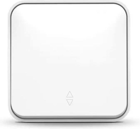 Videx Recessed Wall Switch with White Frame