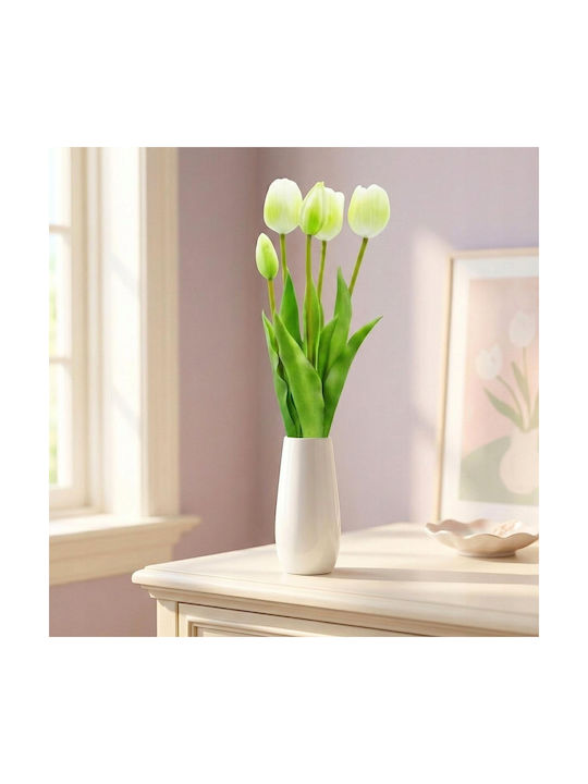 Bouquet of White Tulips 39cm Saska Garden