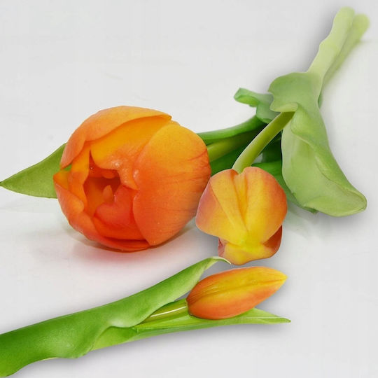 Blumenstrauß aus Orange Tulpe 31cm Saska Garden