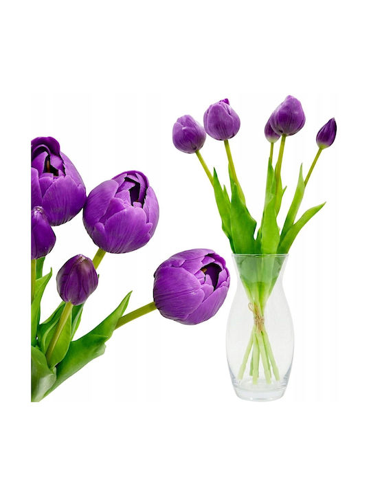 Bouquet of Purple Peonies 39cm Saska Garden