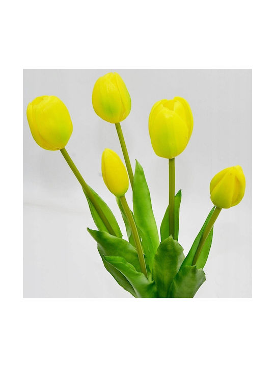 Bouquet of Yellow Tulips 39cm Saska Garden