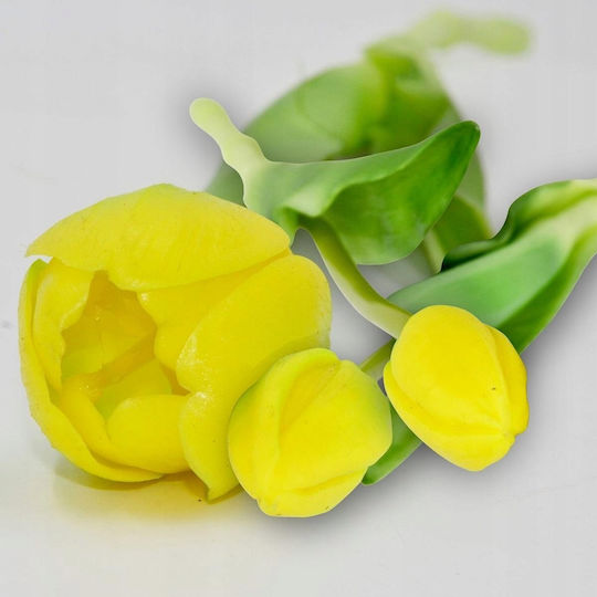 Blumenstrauß aus Gelbe Tulpe 39cm Saska Garden
