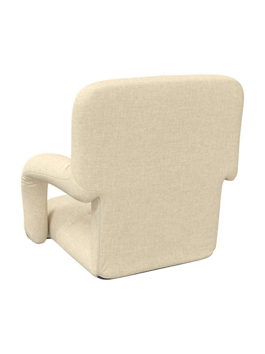 Vielseitiger Sitzsack Pouf Sessel Crem 58x62x58cm