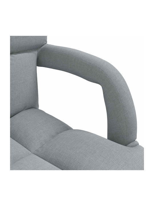 Multifunctional Bean Bag Chair Light Gray 58x62x58cm