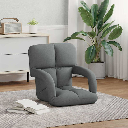 Vielseitiger Sitzsack Pouf Dunkelgrau 58x62x58cm