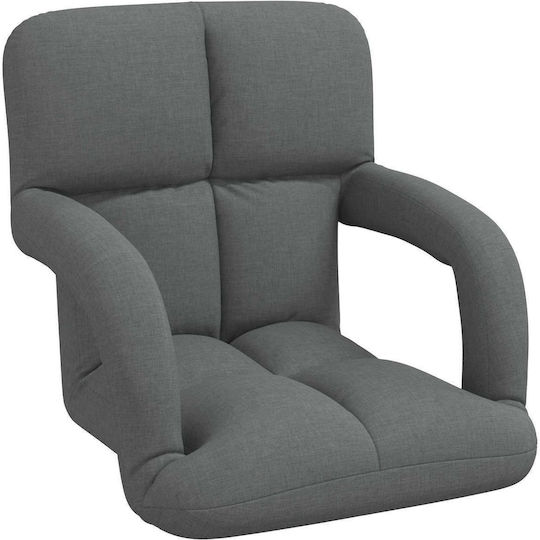 Vielseitiger Sitzsack Pouf Dunkelgrau 58x62x58cm