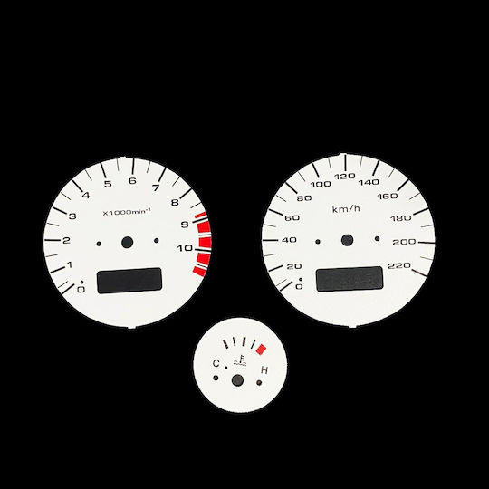 White Instrument Panel Plates Speedometer Honda Varadero 2003-2007 Backlight Film 69nt18