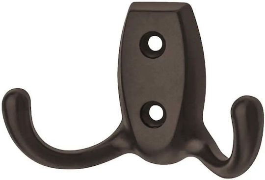 Haefele Стенна Закачалка Черна 4.6x7.6см