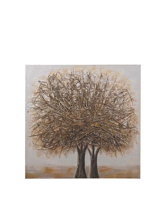 Embossed Canvas Painting Tree Branches Sticks L:82x82cm K:812-20074
