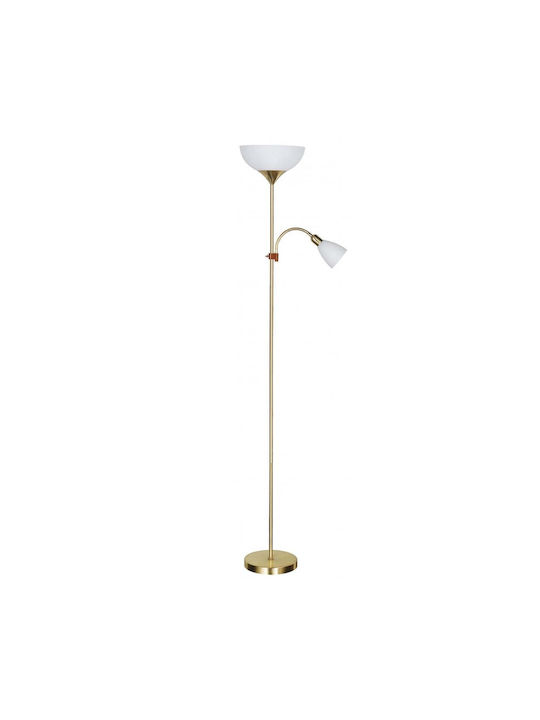 Lightex Stehlampe Höhe 178cm Gold