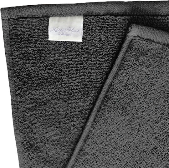 Kotonia Home Prosoape De Hotel Mâini 70x50cm Gri Greutate 850gsm