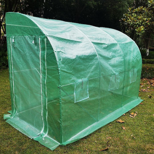 Seră Tunel cu Cadru Metalic 3x1.5x2m