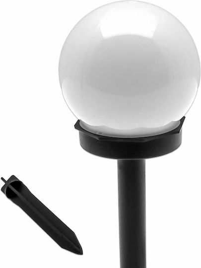 Led Waterproof Set of 3 Spiked Solar Light Balls Warm White 3000K with Photocell IP44