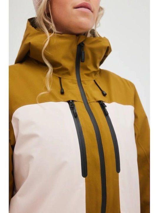 O'Neill 1500002-47015 Γυναικείο Μπουφάν Gore-Tex για Σκι & Snowboard Ροζ