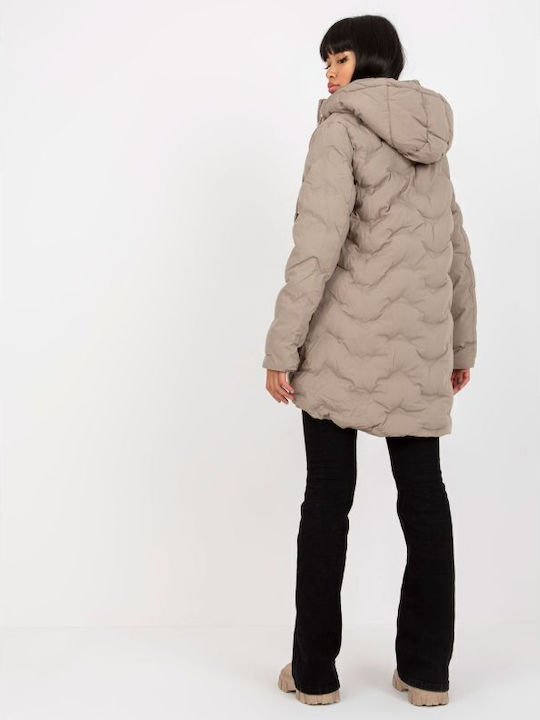 Damen Jacken für Winter Beige/Creme