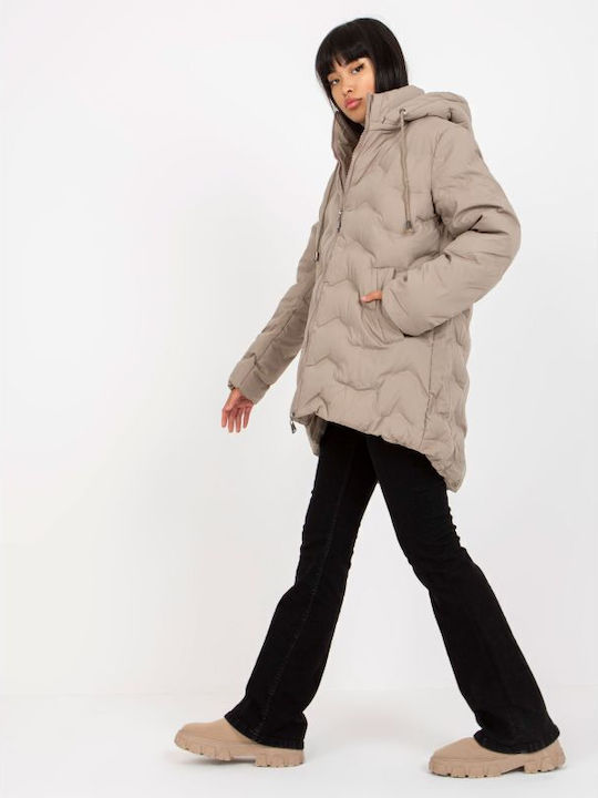 Damen Jacken für Winter Beige/Creme