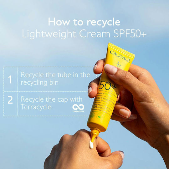 Caudalie Vinosun Αντηλιακή Λοσιόν Προσώπου SPF50+ 40ml
