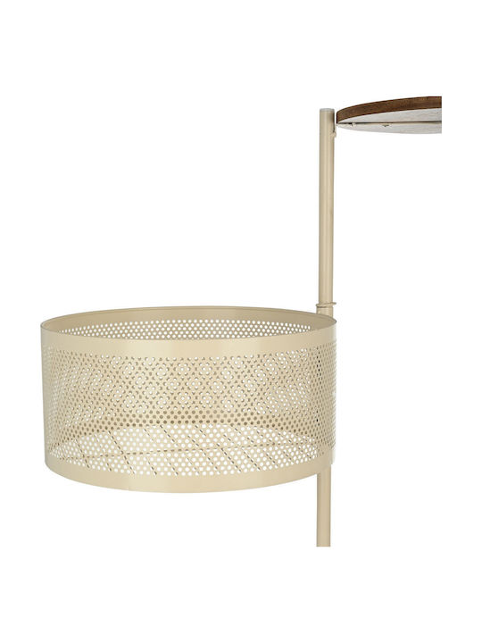 Estia Allure Troler Bucătărie Metalic cu 5 Rafturi Bej 30x30x84cm