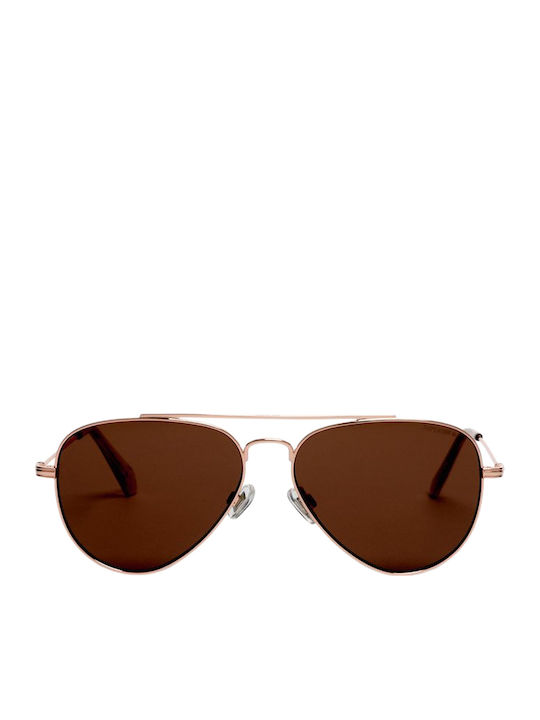 Superdry Sonnenbrillen Rose Gold mit Metallischem Rahmen