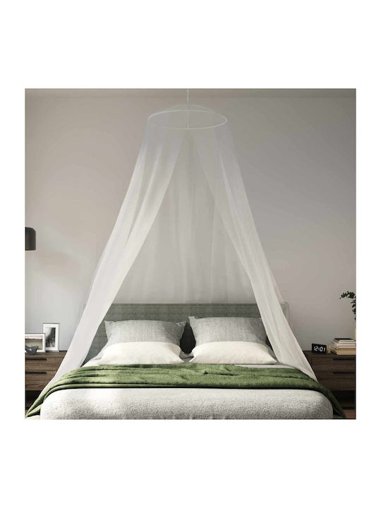 vidaXL vidaXL Baby Moskitonetz für Wiege aus Weißer Tüll 56x220cm