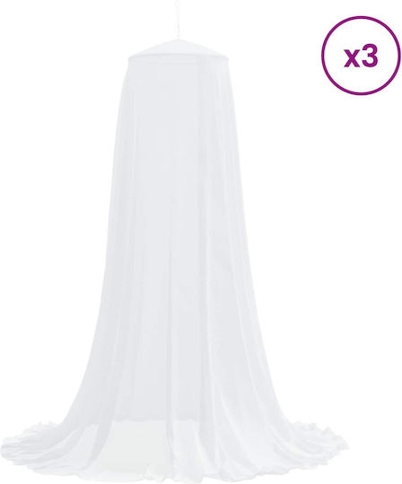 vidaXL Cradle Mosquito Net Made of White Tulle 56x220cm