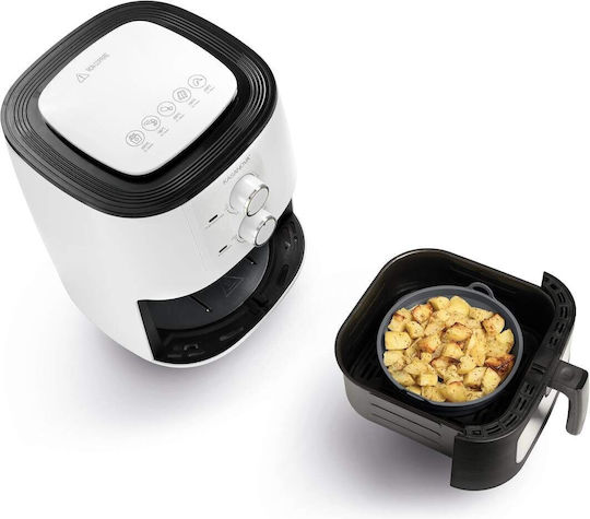 Καλαθάκι Σιλικόνης Air Fryer Metaltex 20 Εκ Πτυσσόμενο Γκρι 222194