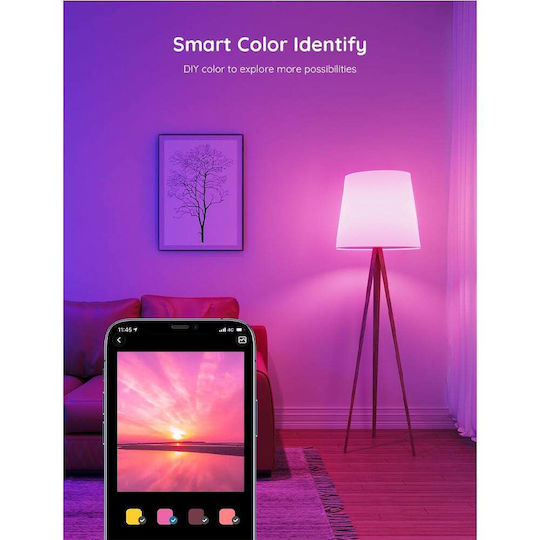 Govee Smart Λάμπες LED για Ντουί E27 RGBW 800lm 2τμχ