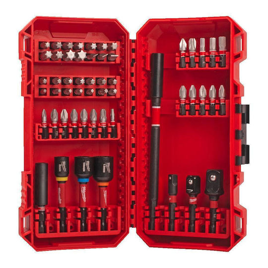 Майсторски Битове Shockwave 51 Бройки Milwaukee 4932500389