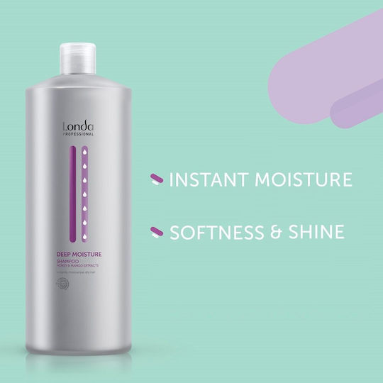 Londa Professional Deep Moisture Shampoo Für Hydratation Für Trockenes Haar 1000ml