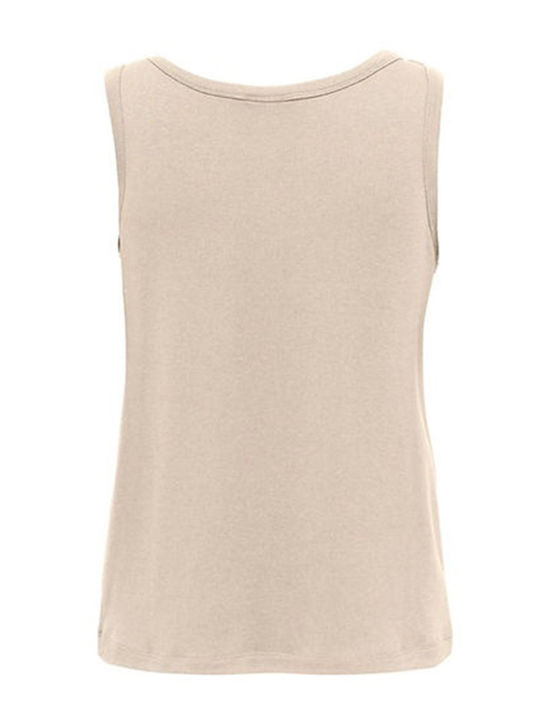 Women's Sleeveless Blouse Cream