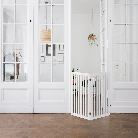 Relaxdays Dog Door in White Colour 91.5 x 103 cm