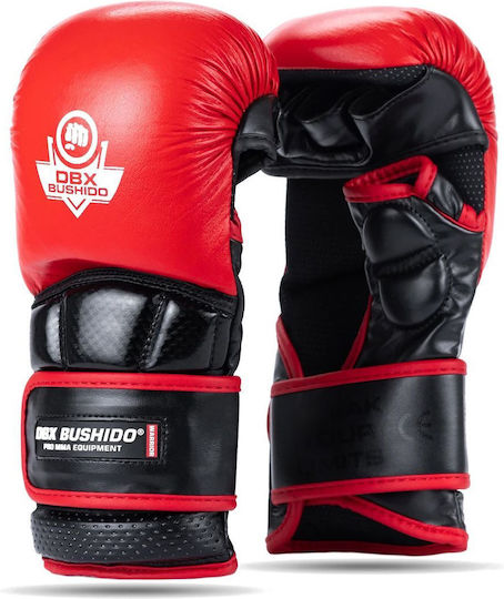 DBX Bushido MMA Ръкавици Кожени Червени