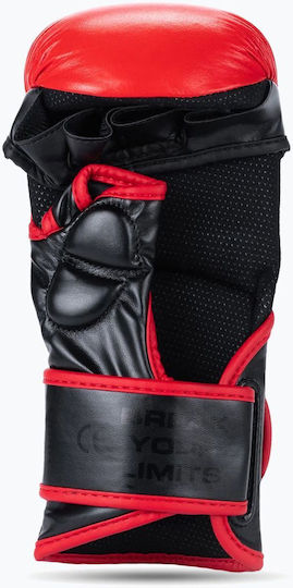 DBX Bushido MMA Ръкавици Кожени Червени