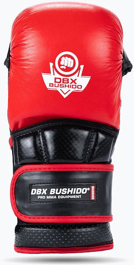 DBX Bushido MMA Ръкавици Кожени Червени