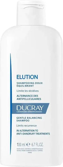 Ducray Promo Kelual Ds Intensive Anti-dandruff Shampoo 100ml & Elution Gentle Balancing Shampoo 100ml