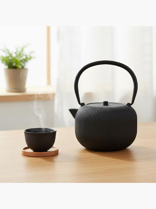 Salt & Pepper Sencha Ceainic Din Fontă Negru 700ml