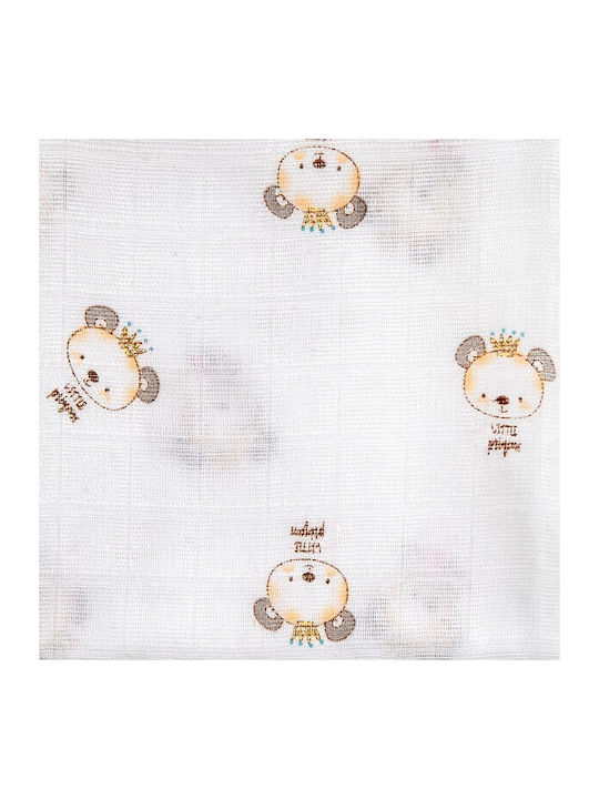 Interbaby Blue Swaddle Blankets 80x80cm 3 Pieces