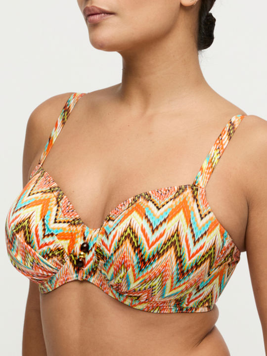 Full Cup Bikini Bikinioberteile Weiß
